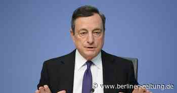 Draghi: Welt befindet sich im Krieg gegen Corona, Staaten müssen Wirtschaft retten - Berliner Zeitung