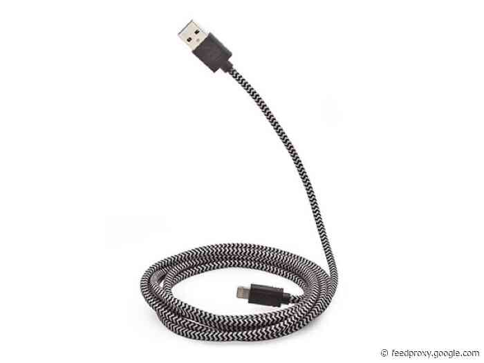 Save 62% on the 10-Ft Cloth MFi-Certified Lightning Cable