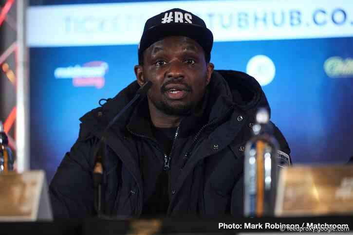 Dillian Whyte: Anthony Joshua was ‘pretending’ he wanted to fight in 2019