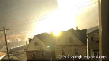 Powerful Storms Lead To Transformer Erupting In Blaze