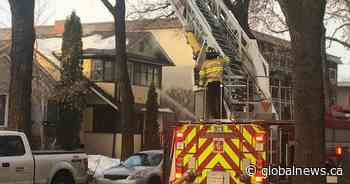 Fire breaks out at abandoned home in central Edmonton - Global News