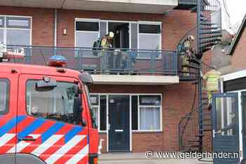 Brand in woning in Veenendaal: oven vat vlam