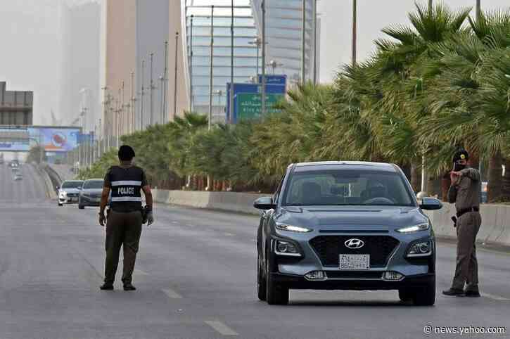 Saudi intercepts Huthi missiles over curfew-locked Riyadh, border city