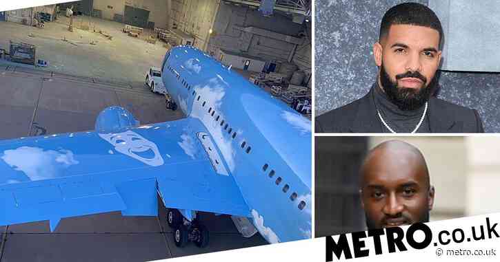 Drake gets Virgil Abloh to redesign his private jet even though we’re all on lockdown