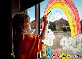 CORONAVIRUS: Lottie, six, does her bit to spread message of hope