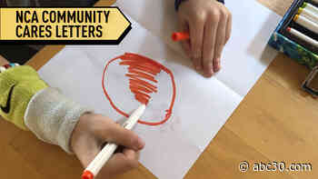 School makes letters for nursing homes in their community
