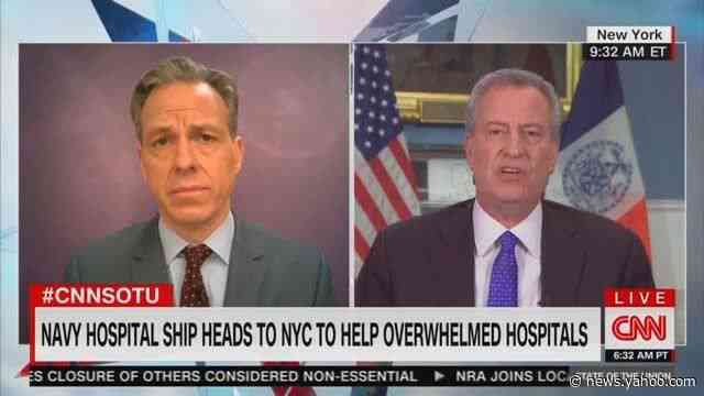 Tapper Brutally Grills NYC Mayor Bill de Blasio for Delayed Coronavirus Response