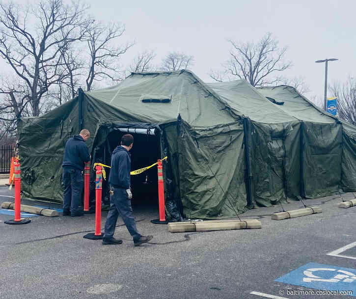 Coronavirus Updates: Maryland National Guard Sets Up Tents Near MedStar Union Memorial, MedStar Good Samaritan Hospitals