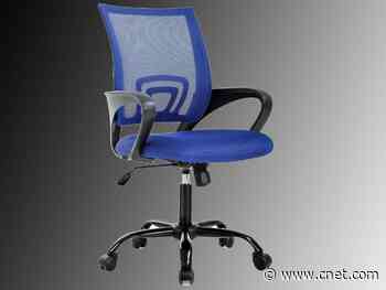 Get more serious about working from home with this $55 ergonomic mesh office chair     - CNET