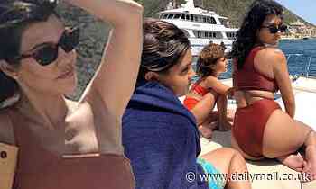 Kourtney Kardashian shows off her fabulous backside in bikini throwback