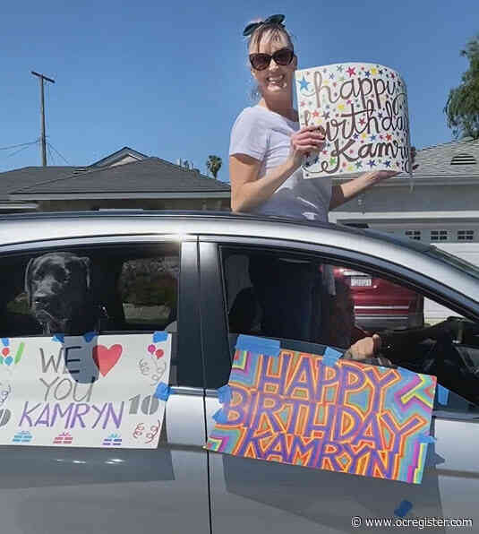 Neighborhood parades on wheels become the new way to party in age of coronavirus