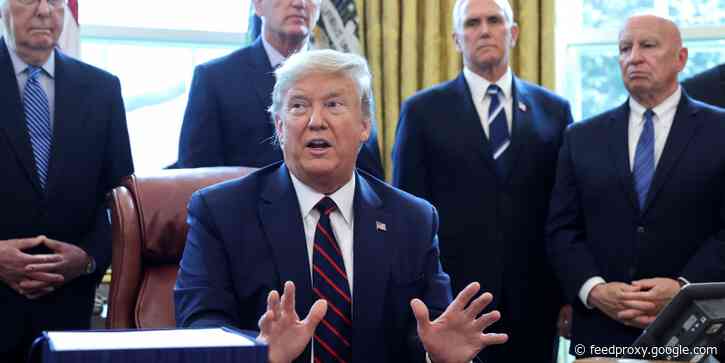 Trump signs the $2 trillion coronavirus economic relief bill into law, which includes checks for Americans and business loans