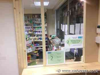CORONAVIRUS: Hatch at pharmacy in bid to stop spread of virus
