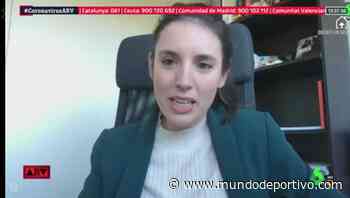 Irene Montero vuelve a dar positivo - Mundo Deportivo