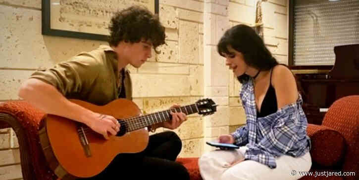 Shawn Mendes Plays Guitar While Camila Cabello Sings 'My Oh My' During iHeartRadio Living Room Concert - Watch!