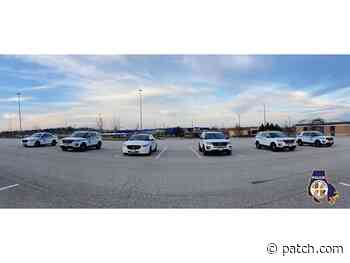 Baltimore County Police Demonstrate Social Distancing - Towson, MD Patch