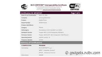 Samsung Galaxy M01 Spotted Receiving Wi-Fi Certification, Specifications Tipped