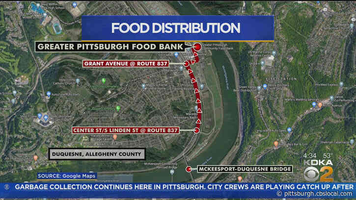 Duquesne Food Bank Giveaway Expected To Cause Traffic Delays