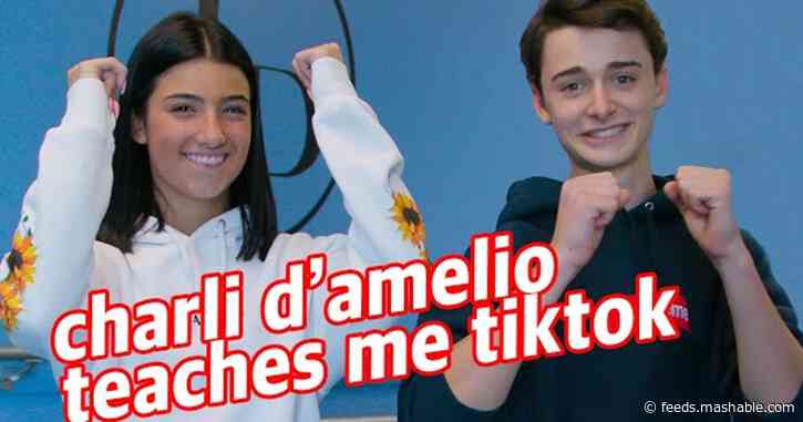 'Stranger Things' star Noah Schnapp joins Charli D'Amelio for some TikTok dances