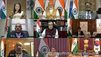 Covid-19: PM Narendra Modi interacts with India's heads of diplomatic missions via video conferencing