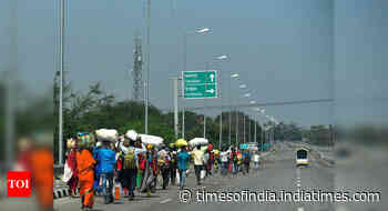 Maharashtra lockdown: 5 trucks with 600 people intercepted in Nashik