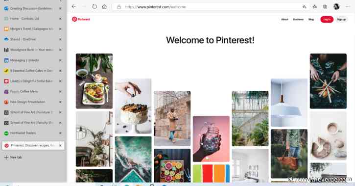 Microsoft’s new Edge vertical tabs look ideal for 16:9 screens