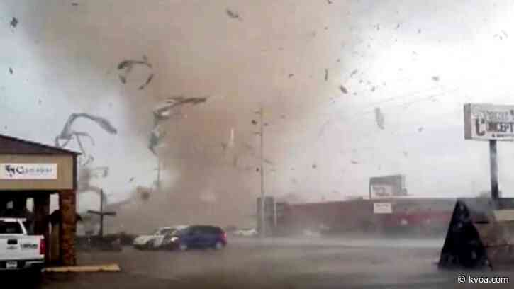 Caught On Camera: Tornado rips through Jonesboro, Arkansas