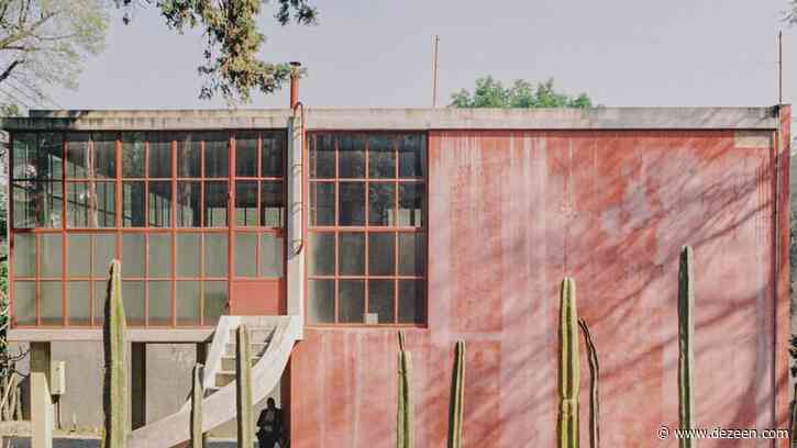 Modernist red house Juan O'Gorman designed for his father is captured in photos