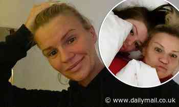 Kerry Katona fears she may have coronavirus as she suffers from a 'dry cough and sore throat'