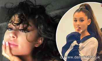 Ariana Grande debuts a new curly hairdo a break from years of her signature tight and high ponytail