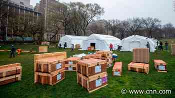 Temporary hospitals set up in Central Park and around NYC