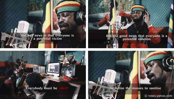 Uganda's Bobi Wine sings against virus, criticizes leaders