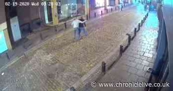 CCTV released after man left with fractured skull in city centre assault