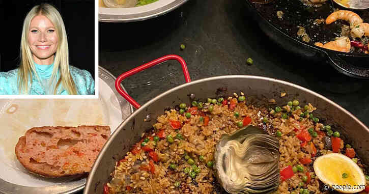 Gwyneth Paltrow Shows Fans How to Make 'Vegetarian Paella' on Instagram Cooking Show