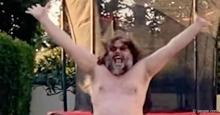Jack Black Dances Shirtless Wearing a Cowboy Hat in TikTok Debut and Fans Go Wild: 'Just Perfection'