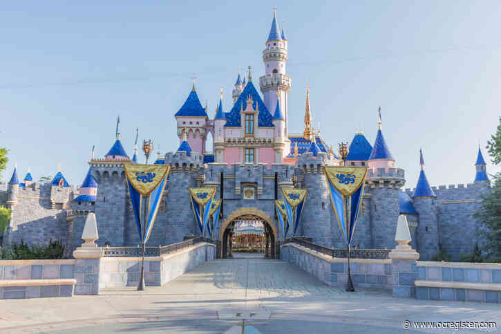 Aerial video shows Disneyland castle, Matterhorn mountain and Galaxy’s Edge during coronavirus closure