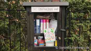 Curbside library transformed into 'Little Free Pantry' amid COVID-19 pandemic
