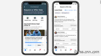 Facebook feature lets neighbors volunteer to help each other during pandemic