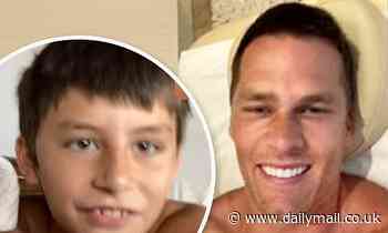 Tom Brady enjoys quality father-son time with John over FaceTime