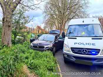 Police arrest male suspect in Barnes after dramatic car chase
