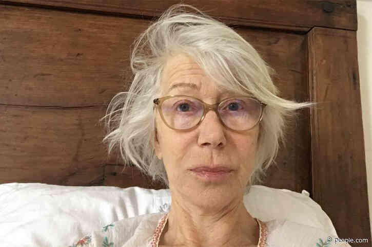 Helen Mirren Posts Powerful Makeup-Free Photo: 'In Return for This Pic, Please Donate!'