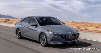 Here's the 2021 Hyundai Elantra Hybrid in all its edgy glory     - Roadshow