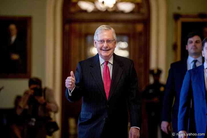McConnell releasing ad tied to his role in virus rescue bill