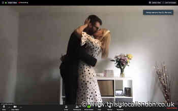 Unfazed Croydon couple tie the knot with 300-guest virtual wedding amid coronavirus lockdown