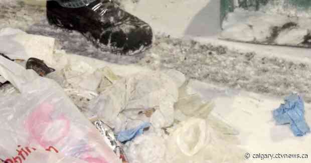 'It's scary out there': Cleaning company says latex gloves, sanitary wipes being left in parking lots