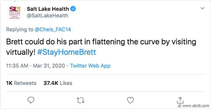 Salt Lake County Health weighs in on a roommate fight and now #StayHomeBrett is trending nationwide