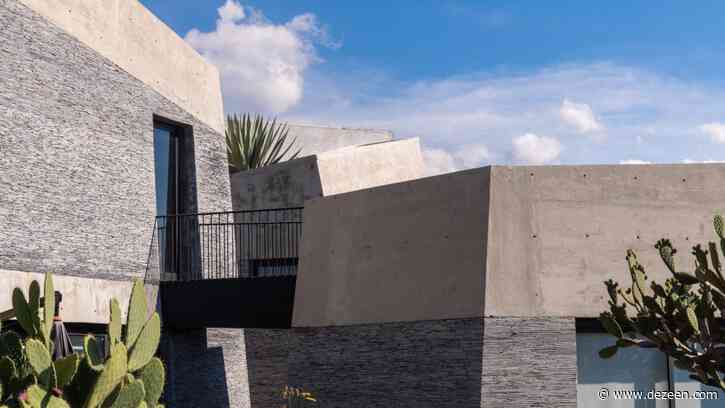 Angular "boulders" form Amanali house in Mexico by Rojkind Arquitectos