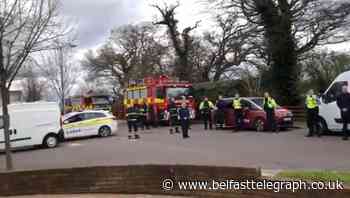 Emergency services gather to sing happy birthday to 10-year-old