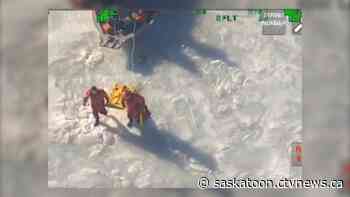 Saskatoon police share dramatic aerial footage of river rescue