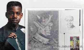 Kanye West's high school artwork unveiled: Paintings and sketches done by superstar at age 17